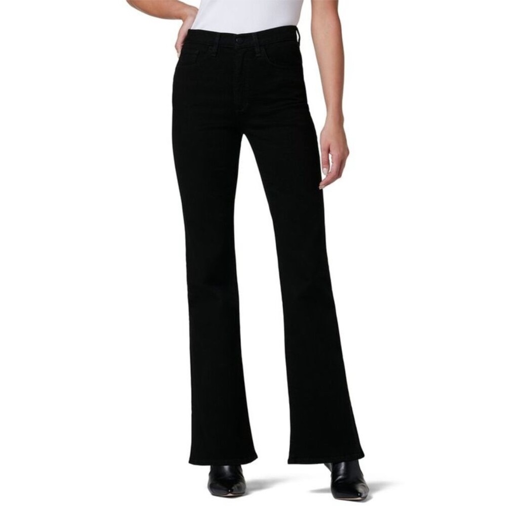 Joe's Jeans Black Flare Wide Leg Jeans